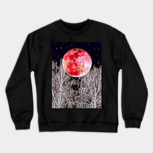 Red Moon Crewneck Sweatshirt